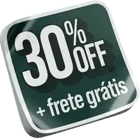 30% OFF + frete grátis